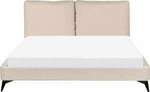 Beliani Łóżko boucle 160 x 200 cm beżowe MELLE 2