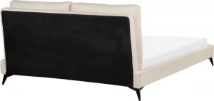 Beliani Łóżko boucle 160 x 200 cm beżowe MELLE 4