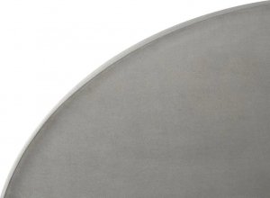 Beliani Łóżko z pojemnikiem welurowe 160 x 200 cm szare VAUCLUSE 13