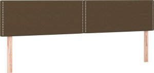 vidaXL Łóżko kontynentalne z materacem, ciemnobrązowe, 120x190 cm 7