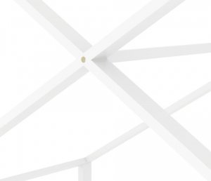 vidaXL Rama łóżka dziecięcego, biała, lite drewno sosnowe, 80 x 160 cm 8