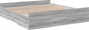 vidaXL vidaXL Rama łóżka z szufladami, szary dąb sonoma, 180x200 cm 2