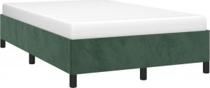 vidaXL vidaXL Rama łóżka, ciemnozielona, 120x190 cm, aksamitna 4