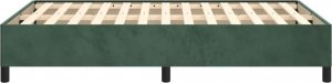vidaXL vidaXL Rama łóżka, ciemnozielona, 120x190 cm, aksamitna 6