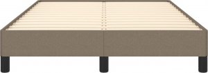 vidaXL vidaXL Rama łóżka, kolor taupe, 120x190 cm, obita tkaniną 5