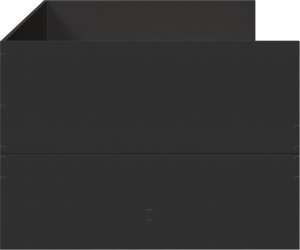 vidaXL vidaXL Rama łóżka dziennego z szufladami, czarna, 75x190 cm 5