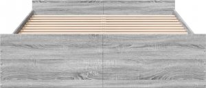 vidaXL vidaXL Rama łóżka z szufladami, szary dąb sonoma, 160x200 cm 4