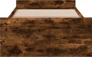 vidaXL Rama łóżka z szufladami, przydymiony dąb, 100x200 cm 4