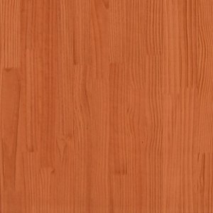 vidaXL vidaXL Rama łóżka, woskowy brąz, 160x200 cm, lite drewno sosnowe 8