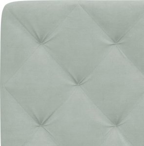 vidaXL Rama łóżka z LED, jasnoszara, 120x200 cm, aksamitna 9