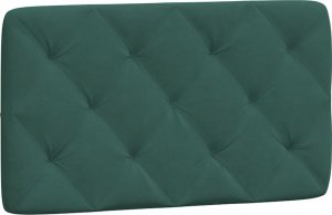 vidaXL vidaXL Rama łóżka z LED, ciemnozielona, 90x200 cm, aksamit 9