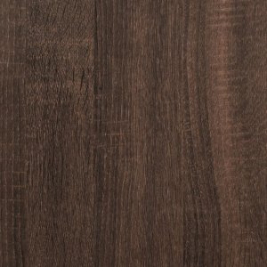 vidaXL vidaXL Rama łóżka, brązowy dąb, 140x200 cm, materiał drewnopochodny 8