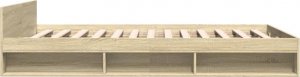 vidaXL Rama łóżka z szufladami, dąb sonoma, 140x190 cm 5