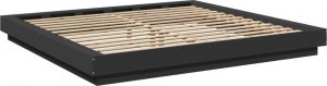 vidaXL vidaXL Rama łóżka z LED, czarna, 200x200 cm, materiał drewnopochodny 7