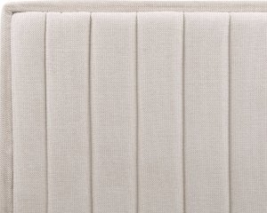 Beliani Łóżko regulowane tapicerowane 80 x 200 cm beżowe DUKE II 10