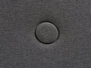 Beliani Łóżko tapicerowane 160 x 200 cm ciemnoszare RENNES II 11