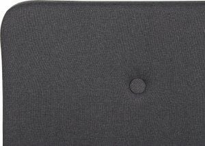 Beliani Łóżko tapicerowane 160 x 200 cm ciemnoszare RENNES II 8