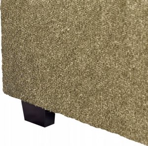 Beliani Łóżko z pojemnikiem boucle 160 x 200 cm zielone oliwkowe VAUCLUSE 11