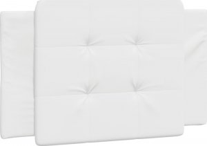 vidaXL vidaXL Rama łóżka z LED, biała, 90x200 cm, sztuczna skóra 7
