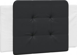vidaXL vidaXL Rama łóżka z LED, biało-czarna, 90x190 cm, sztuczna skóra 7