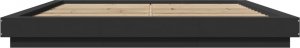 vidaXL vidaXL Rama łóżka z LED, czarna, 180x200 cm, materiał drewnopochodny 5