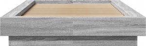 vidaXL vidaXL Rama łóżka z LED, szary dąb sonoma, 100x200 cm 5