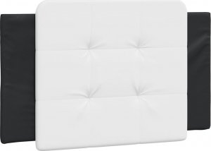 vidaXL vidaXL Rama łóżka z LED, czarno-biała, 100x200 cm, sztuczna skóra 8