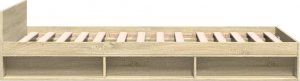 vidaXL vidaXL Rama łóżka z szufladą, dąb sonoma, 75x190 cm 5