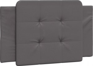 vidaXL vidaXL Rama łóżka z LED, szara, 100x200 cm, sztuczna skóra 7