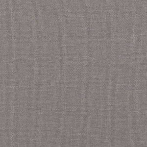 vidaXL vidaXL Łóżko z materacem, taupe, 140x190 cm, obite tkaniną 10