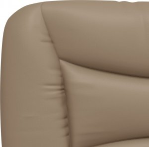 vidaXL vidaXL Łóżko z materacem, cappuccino, 160x200 cm, sztuczna skóra 7