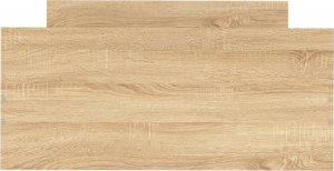 vidaXL Rama łóżka, dąb sonoma, 90x200 cm, materiał drewnopochodny 4