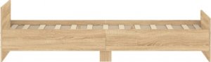 vidaXL Rama łóżka, dąb sonoma, 90x200 cm, materiał drewnopochodny 5