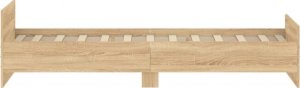 vidaXL Rama łóżka, dąb sonoma, 100x200 cm, materiał drewnopochodny 5