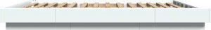vidaXL vidaXL Rama łóżka z LED, biała, 160x200 cm, materiał drewnopochodny 6