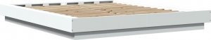 vidaXL vidaXL Rama łóżka z LED, biała, 160x200 cm, materiał drewnopochodny 7