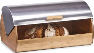 Chlebak Zeller Bambusowy chlebak z metalową pokrywą, ZELLER 2