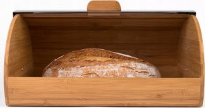 Chlebak Zeller Bambusowy chlebak z metalową pokrywą, ZELLER 3