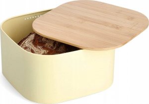 Chlebak Zeller Chlebak metalowy z bambusową pokrywką, 26,5 cm 2