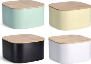 Chlebak Zeller Chlebak metalowy z bambusową pokrywką, 26,5 cm 5