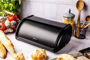 Chlebak KingHoff CHLEBAK STALOWY 44CM MATOWY CZARNY KINGHOFF KH-1834 3