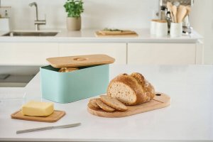 Chlebak Zeller Chlebak puszka z bambusową pokrywką, 30 x 18 x 13 cm 3