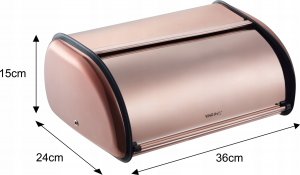 Chlebak KingHoff CHLEBAK STALOWY KINGHOFF KH-1840 ROSE GOLD 9