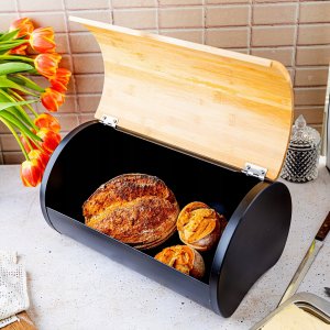 Chlebak Klausberg bambusowo-stalowy (KB-7712) 7