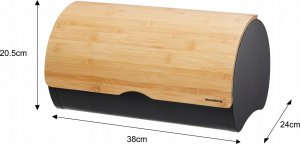 Chlebak Klausberg bambusowo-stalowy (KB-7712) 9