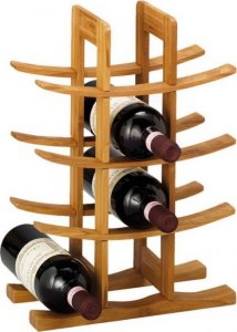 Zeller Bambusowy stojak na wino - 12 butelek, ZELLER 2