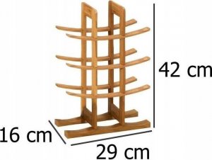 Zeller Bambusowy stojak na wino - 12 butelek, ZELLER 4