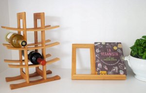 Zeller Bambusowy stojak na wino - 12 butelek, ZELLER 5