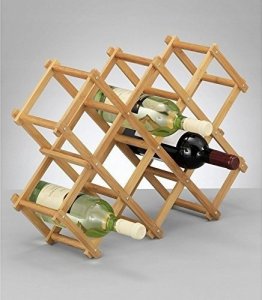 Zeller Bambusowy stojak na wino - 10 butelek, ZELLER 3