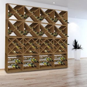 Kesper Stojak na wino wykonany z drewna sosnowego 4